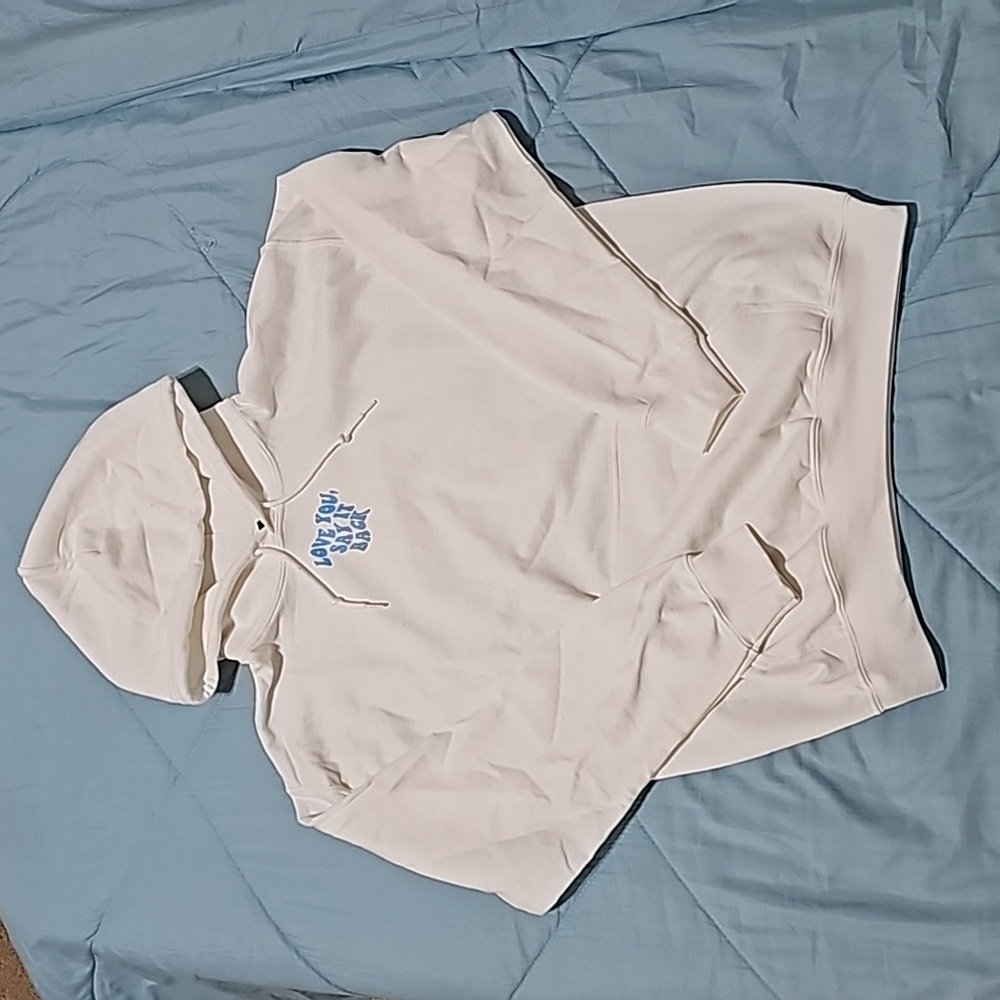 Ccustom made "Love You, Say It Back" womens hoodie